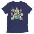 A Golden Christmas (Retail Triblend)-Triblend T-Shirt-Swish Embassy