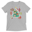 A Golden Christmas (Retail Triblend)-Triblend T-Shirt-Swish Embassy