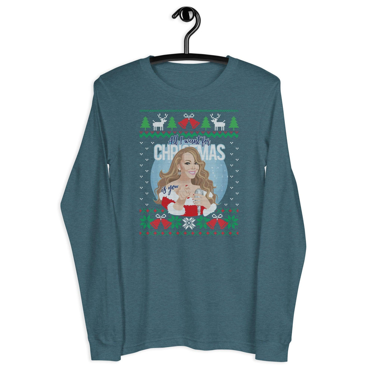 All I Want for XMas (Ugly Christmas)-T-Shirts-Swish Embassy
