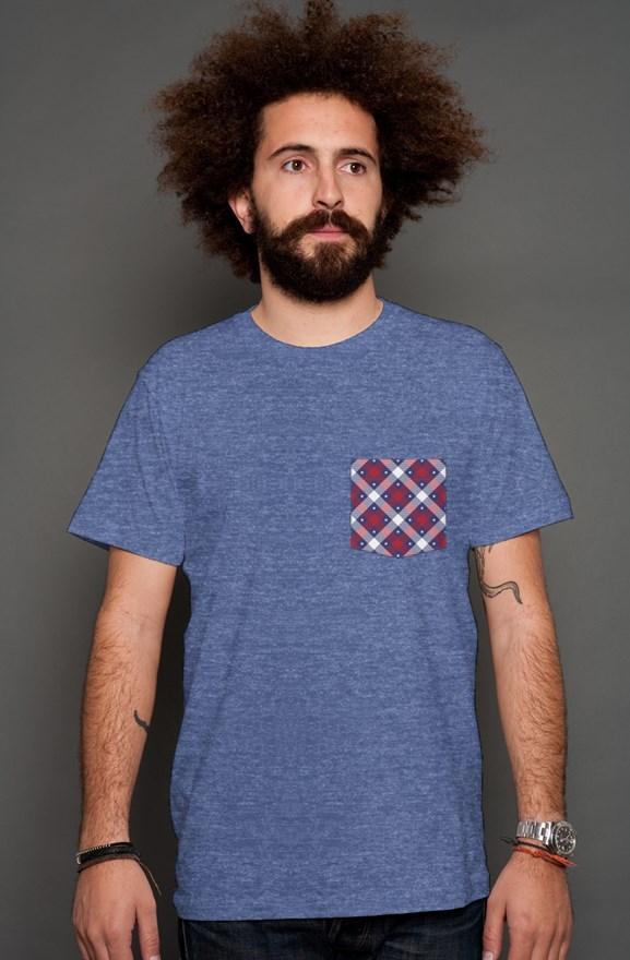 American Tartan (Pocket Tee)-Pocket Tee-Swish Embassy