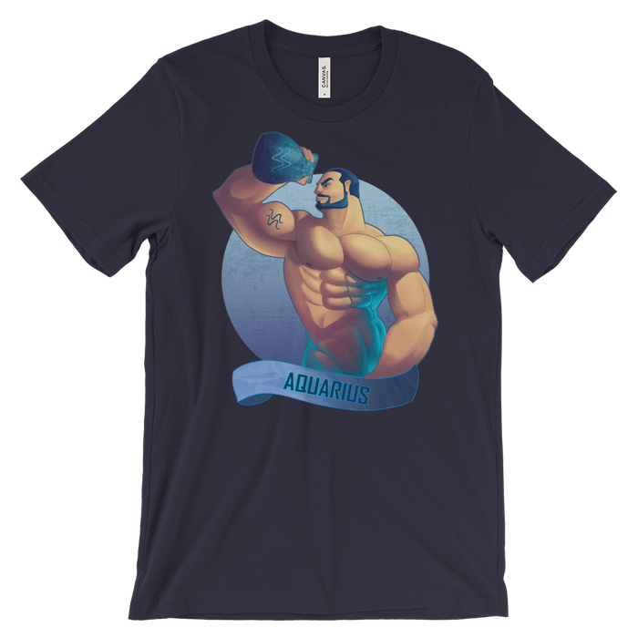Aquarius (Zodiac)-T-Shirts-Swish Embassy