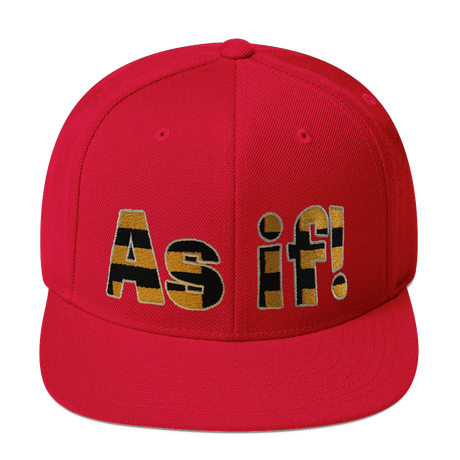 As If! (Baseball Cap)-Headwear-Swish Embassy