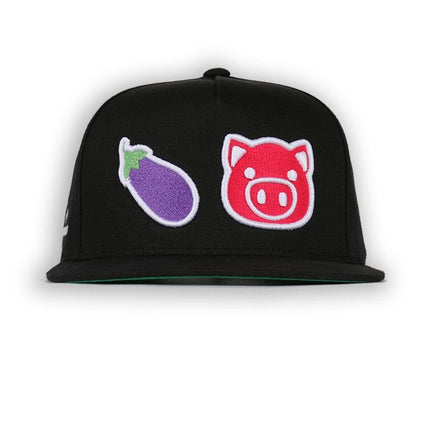 Aubergine Pig (Baseball Cap)-Headwear-Swish Embassy