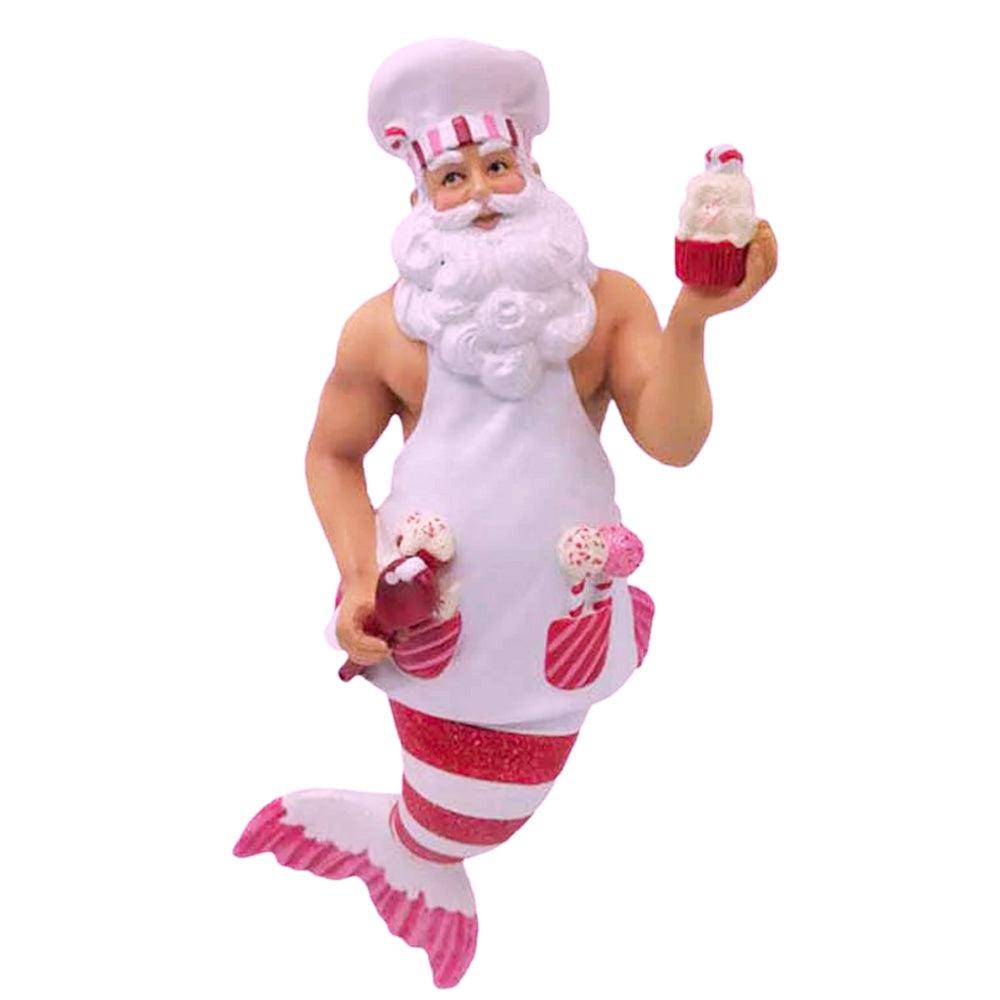 Baking Santa (Ornament)-Ornament-Swish Embassy