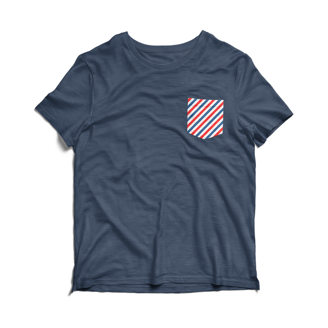 Barber Pole (Pocket Tee)-Pocket Tee-Swish Embassy