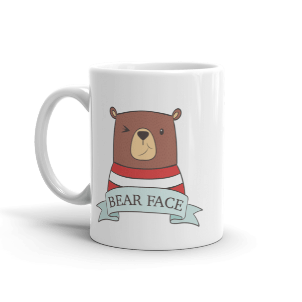 Bear Face (Mug)-Mugs-Swish Embassy