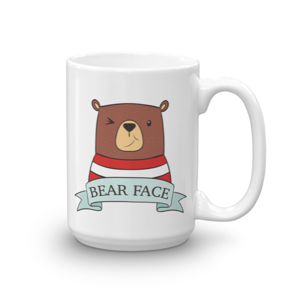 Bear Face (Mug)-Mugs-Swish Embassy