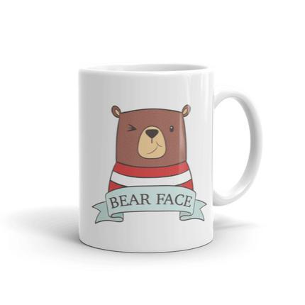 Bear Face (Mug)-Mugs-Swish Embassy