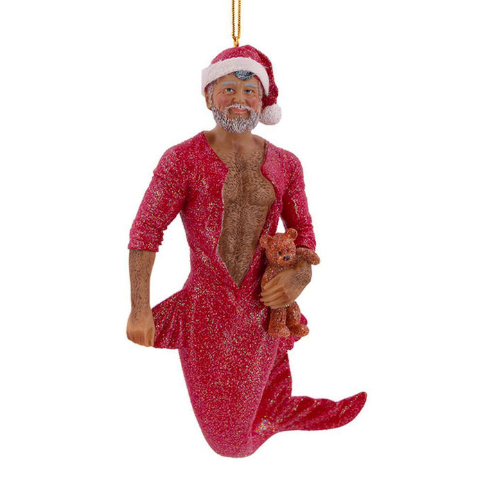 Bedtime Santa (Ornament)-Ornament-Swish Embassy