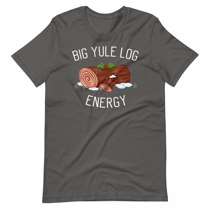 Big Yule Log Energy-Christmas T-Shirts-Swish Embassy