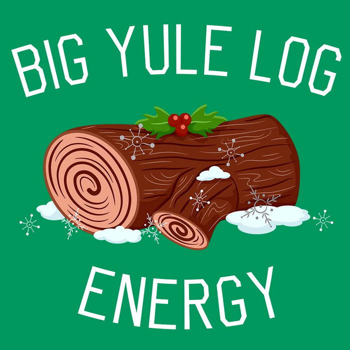 Big Yule Log Energy-Christmas T-Shirts-Swish Embassy