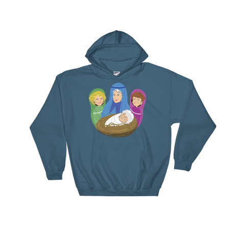 Birth of Cheesecake (Hoodie)-Christmas Hoodies-Swish Embassy