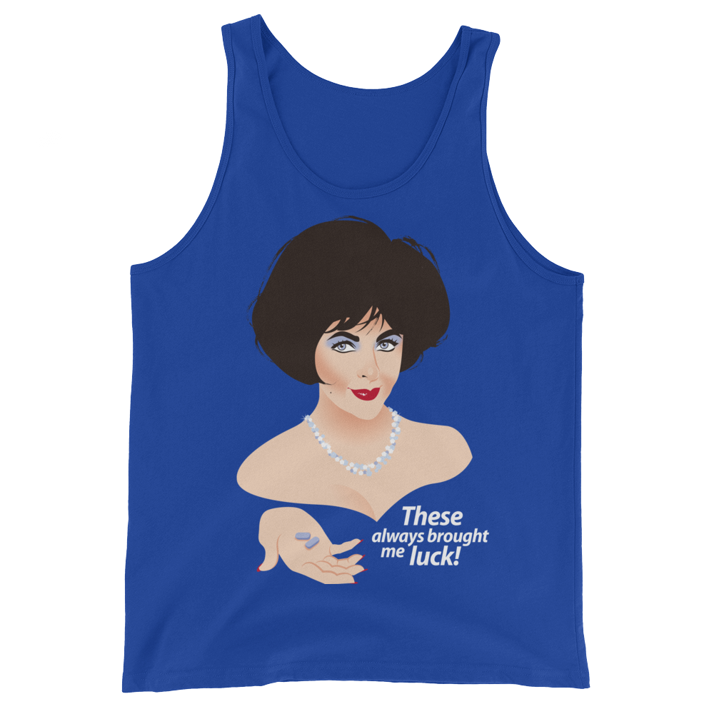 Blue Diamonds (Tank Top)-Tank Top-Swish Embassy