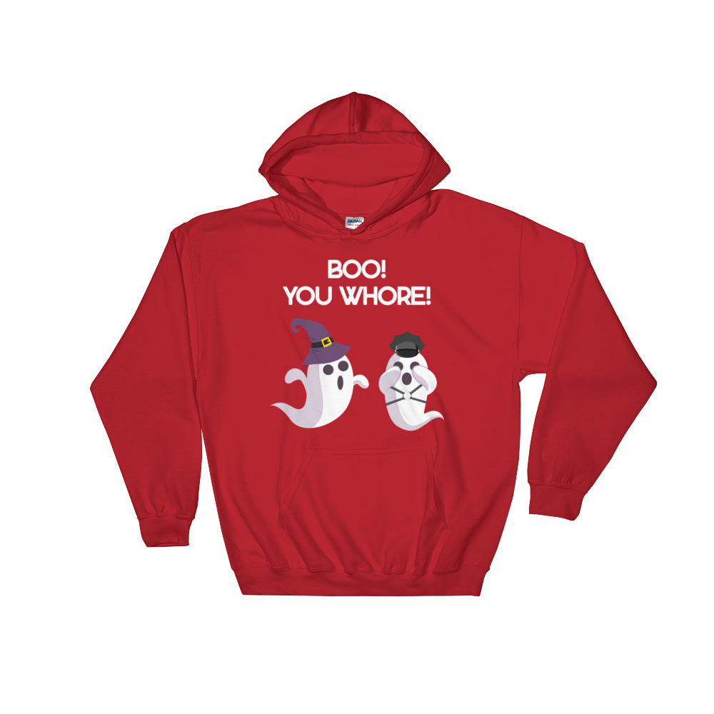 Boo, You Whore! (Hoodie)-Hoodie-Swish Embassy