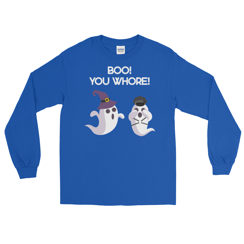 Boo! You Whore! (Long Sleeve)-Long Sleeve-Swish Embassy