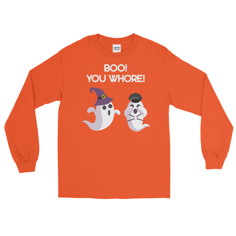 Boo! You Whore! (Long Sleeve)-Long Sleeve-Swish Embassy