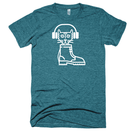 Boots & Cats (Triblend)-T-Shirts-Swish Embassy