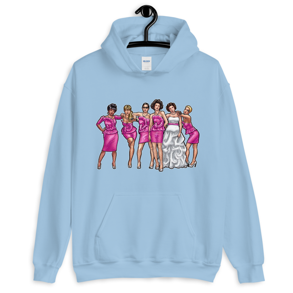 Bridesmaids from Outer Space (Hoodie)-Hoodie-Swish Embassy