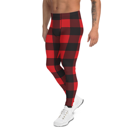 Buffalo Plaid Lumberjack (Leggings)-Meggings-Swish Embassy