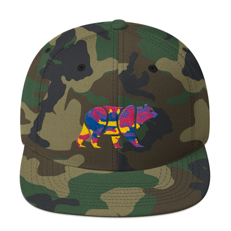 Camo Bear (Baseball Cap)-Headwear-Swish Embassy