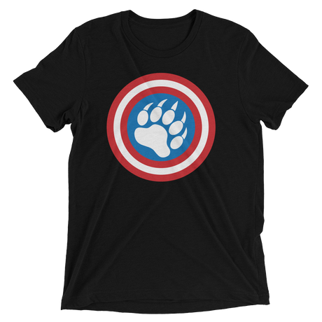 Cap'n Ameribear (Retail Triblend)-Triblend T-Shirt-Swish Embassy