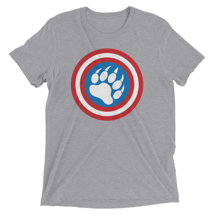Cap'n Ameribear (Retail Triblend)-Triblend T-Shirt-Swish Embassy