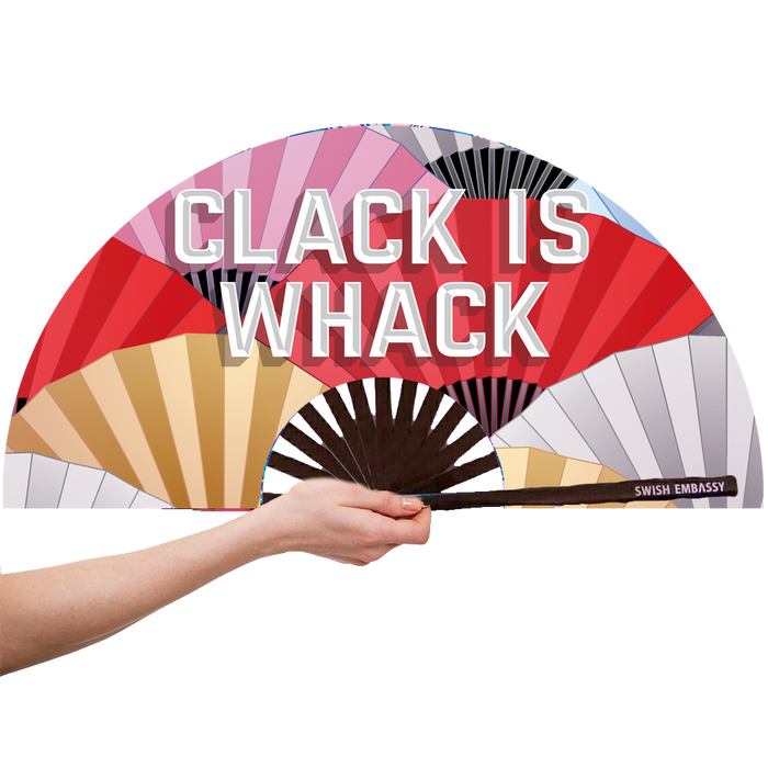 Clack is Whack (Hand Fan)-Fans-Swish Embassy