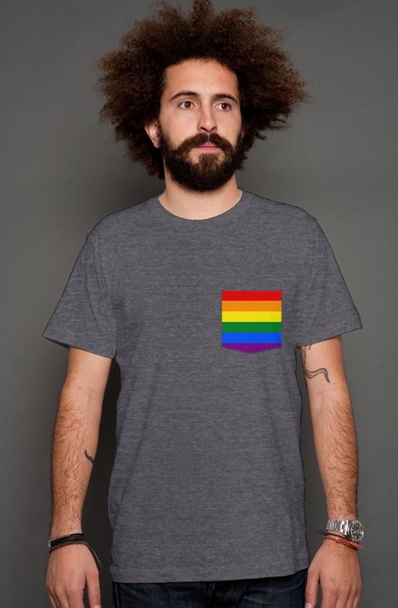 Classic Pride Flag (Pocket Tee)-Pocket Tee-Swish Embassy