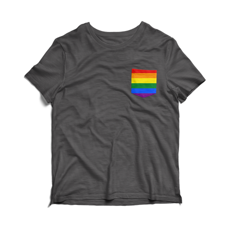 Classic Pride Flag (Pocket Tee)-Pocket Tee-Swish Embassy