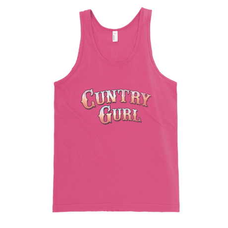 Cuntry Gurl (Tank)-Tank Top-Swish Embassy