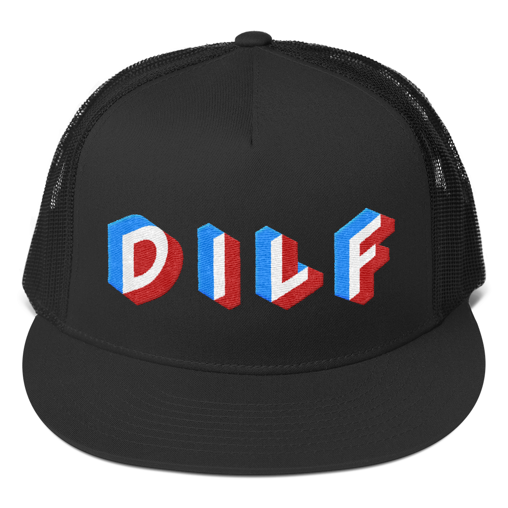 DILF (Mesh Trucker Cap)-Headwear-Swish Embassy