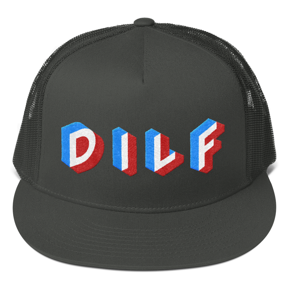 DILF (Mesh Trucker Cap)-Headwear-Swish Embassy