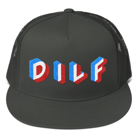 DILF (Mesh Trucker Cap)-Headwear-Swish Embassy