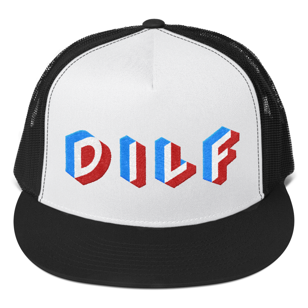 DILF (Mesh Trucker Cap)-Headwear-Swish Embassy