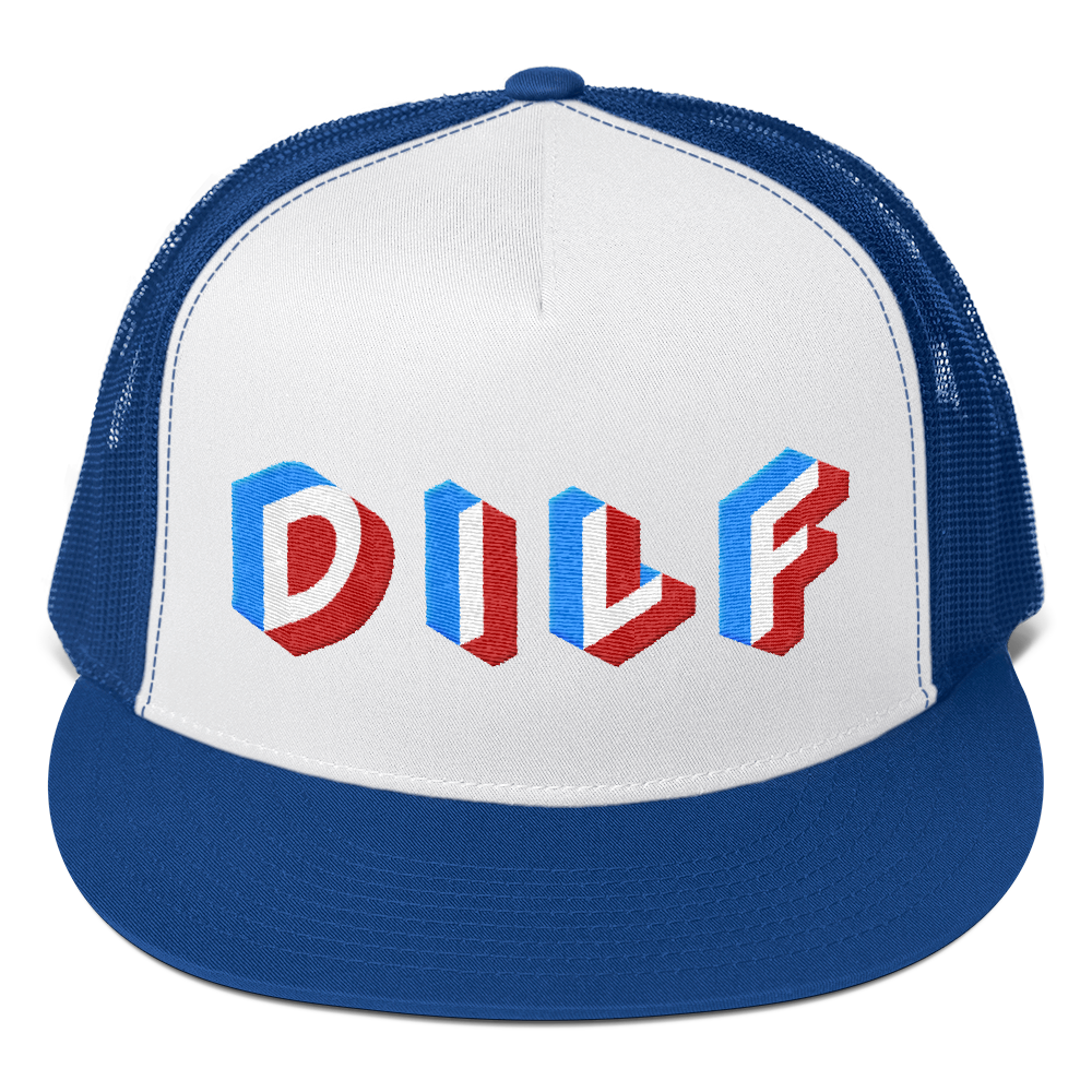 DILF (Mesh Trucker Cap)-Headwear-Swish Embassy