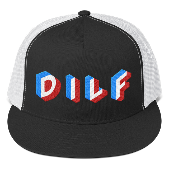 DILF (Mesh Trucker Cap)-Headwear-Swish Embassy