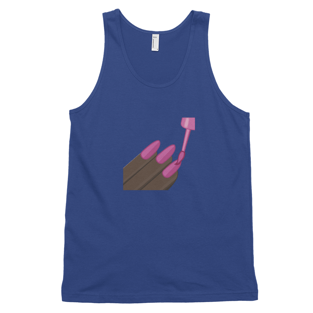 Dark Nail Polish Emoji (Tank Top)-Tank Top-Swish Embassy