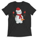 Do You Wanna Build A Snowman? (Retail Triblend)-Triblend T-Shirt-Swish Embassy