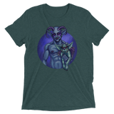 Dog and Demon (Retail Triblend)-Triblend T-Shirt-Swish Embassy