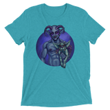 Dog and Demon (Retail Triblend)-Triblend T-Shirt-Swish Embassy