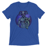 Dog and Demon (Retail Triblend)-Triblend T-Shirt-Swish Embassy