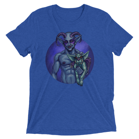 Dog and Demon (Retail Triblend)-Triblend T-Shirt-Swish Embassy