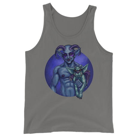 Dog and Demon (Tank Top)-Tank Top-Swish Embassy