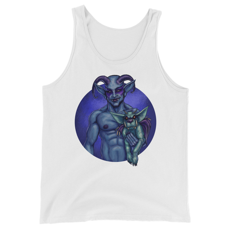 Dog and Demon (Tank Top)-Tank Top-Swish Embassy