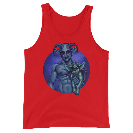 Dog and Demon (Tank Top)-Tank Top-Swish Embassy