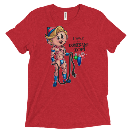 Dom Top Elf (Retail Triblend)-Triblend T-Shirt-Swish Embassy