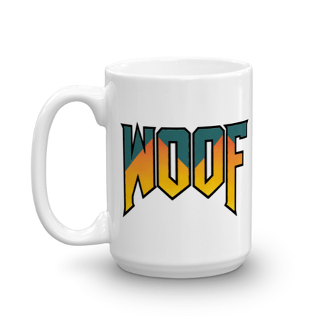 Doom Woof (Mug)-Mugs-Swish Embassy