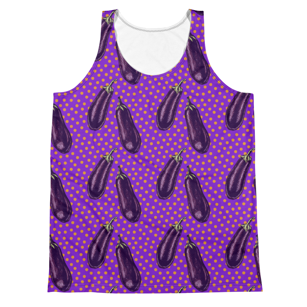 Eggplant (Allover Tank Top)-Allover Tank Top-Swish Embassy