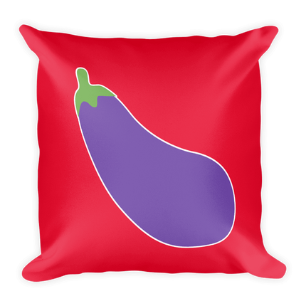 Eggplant Emoji (Pillow)-Pillow-Swish Embassy