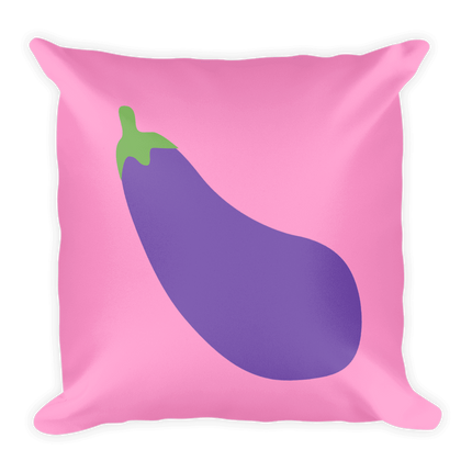 Eggplant Emoji (Pillow)-Pillow-Swish Embassy